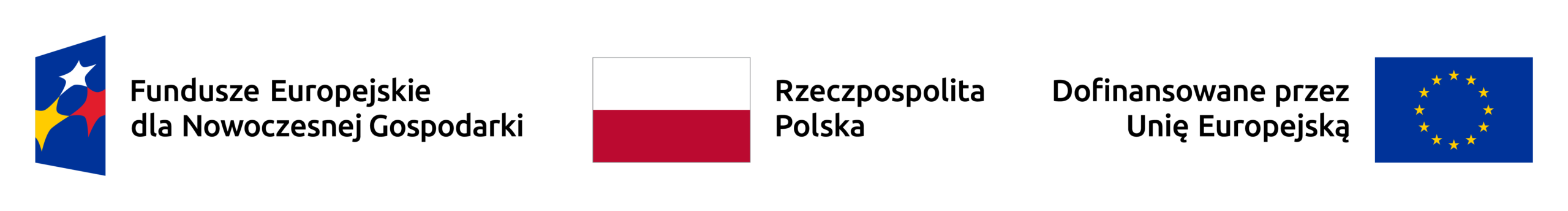 Fundusze Europejskie dla Nowoczesnej Gospodarki, Rzeczpospolita Polska, Dofinansowane przez Unię Europejską